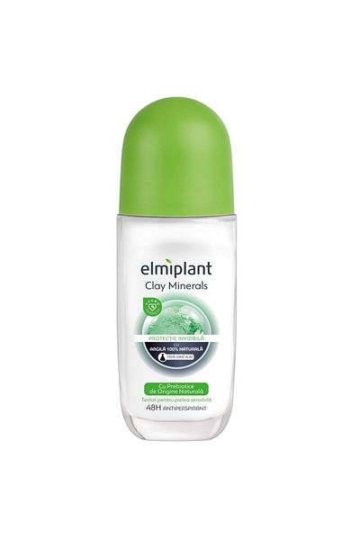 ELMIPLANT Deodorant antiperspirant roll-on Elmiplant Clay Minerals