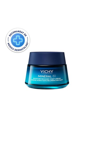 Vichy Vichy Mineral 89 Night Cream for Skin Restoration and Hydration with Melatonin