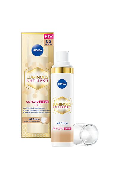 NIVEA Crema-fluid de zi Nivea Luminous CC 3-in-1 FPS30 Medium