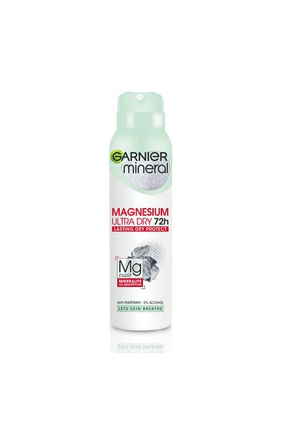 Garnier Deodorant antiperspirant spray Garnier Mineral Magnesium Ultra Dry pentru femei