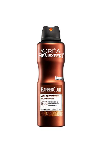 L'Oreal Paris Antiperspirant spray fara alcool L'Oreal Paris Men Expert Barber Club pentru barbati