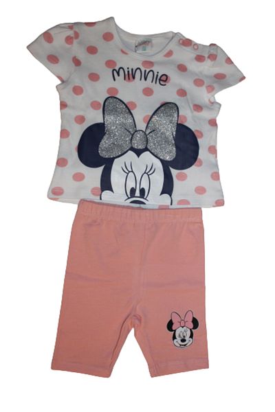 Minnie Mouse Set imbracaminte fete , Minnie Mouse, Roz 80 CM