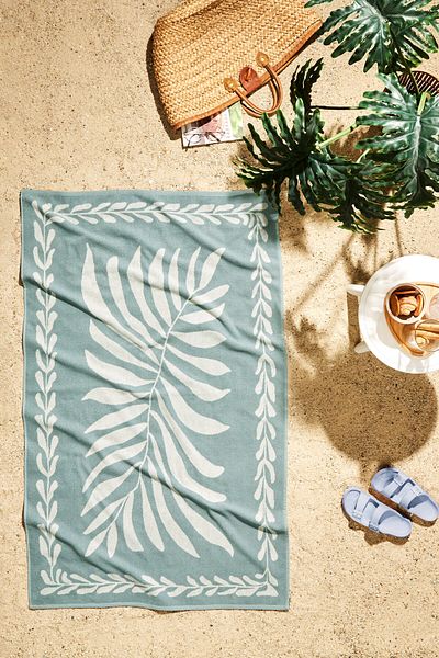 Özdilek Πετσέτα θαλάσσης Özdilek Sun Boho Leaf 90x150 cm