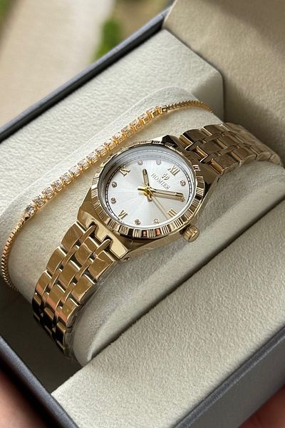 Homies Women's Wristwatch Special Gift Box and Bracelet Gift for Mother's Day.Hm097S01