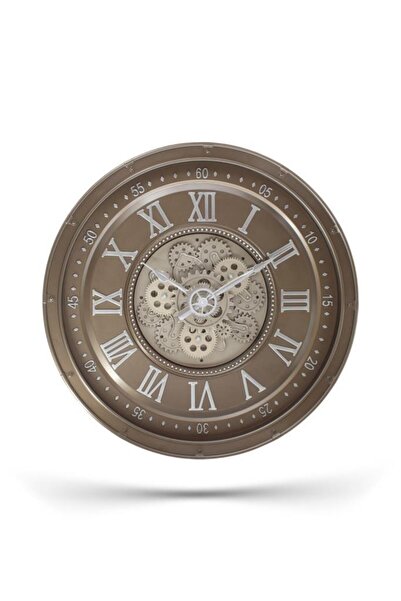 Efe Mark Premium Serisi Antik Eskitme Kadranlı Döner Çarklı 60 Santimetre Ev ...