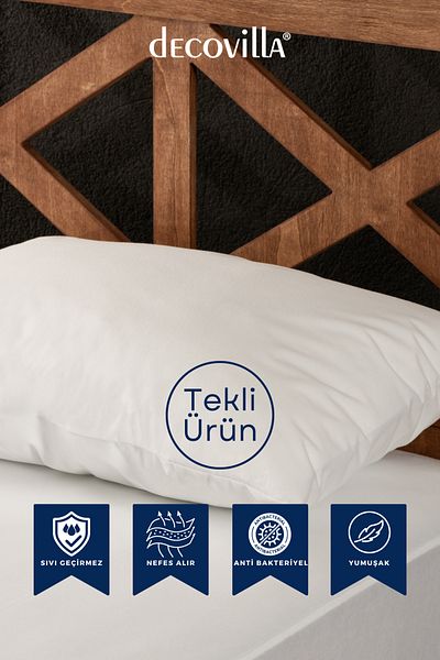 Decovilla 50x70 Υγρά Μαξιλάρια Μαξιλαριών - Μικροφερμουάρ