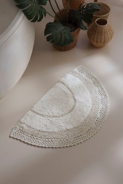 İrya Moon %100 Pamuk Banyo Paspası Ekru 50x80