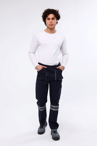Çamdalı İş Elbiseleri - Harman Mix Multi-Pocket Navy Blue Work Pants, Worker Pants, Work Clothes