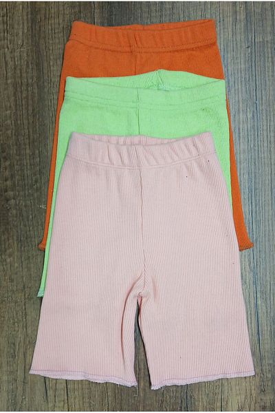 Fun Baby Girl - Boy 3-Piece Shorts Single Bottom Children's Tights