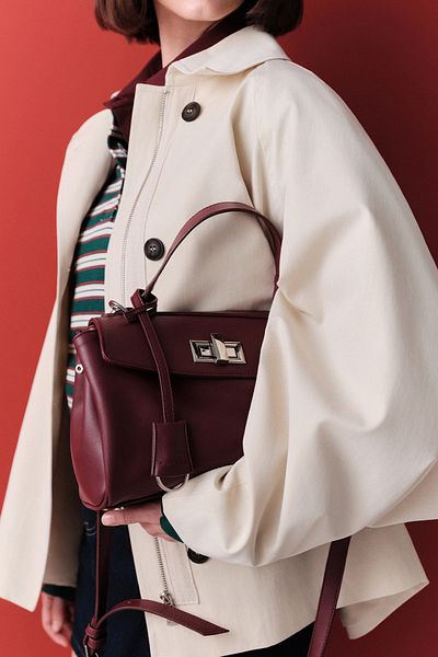 Manuka Arte Shoulder Bag Bordo