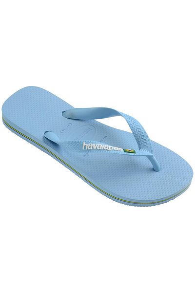Havaianas Brasil Logo Lavender Blue Flip Flops 4110850 -7437