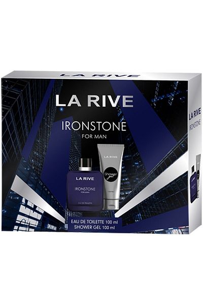 La Rive Set La rive Ironstone eau de toilette 100ml and shower gel 100ml