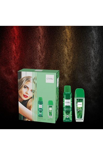 C-THRU C-THRU LUMINOUS EMERALD Gift Set: Body Perfume