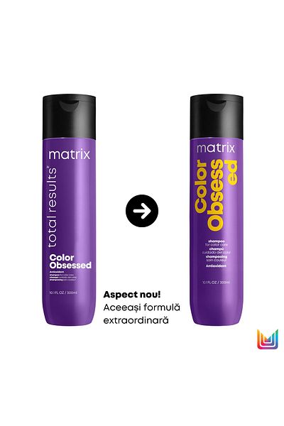 Matrix Sampon Matrix Total Results Color Obsessed pentru par vopsit