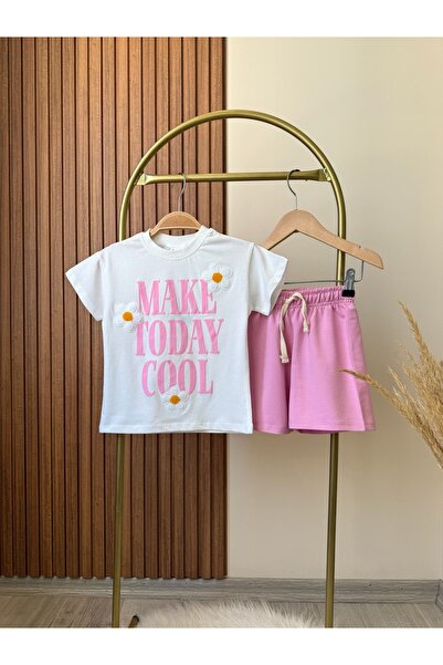 Alvadonna Цветен комплект за момичета с блуза и пола