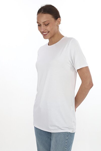 penyebizden Μαλακό Βισκόζη Μακρύ Χιτώνα-Μαύρο-Λευκό