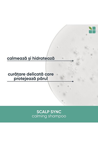 Biolage Sampon calmant Biolage Scalp Sync cu acid glicolic si extract de ceai fermentat