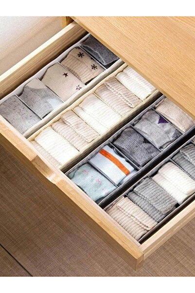 GenelTedarik ORGANIZATOR DE ȘOSETE TAKI TOKA BEJ GRI 4BUC