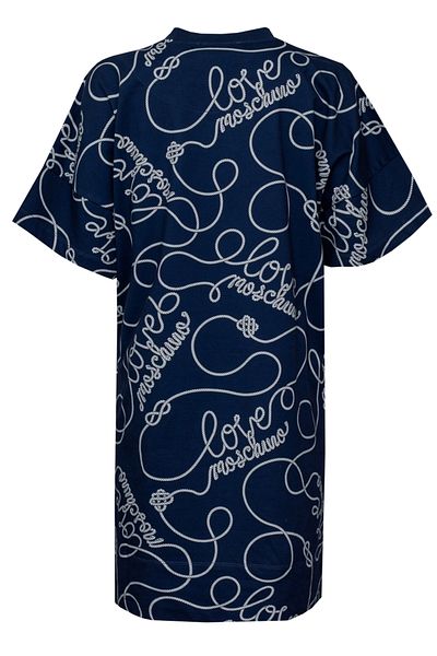 Love Moschino Women's T-shirt dress Love Moschino W5D2200 Blue XS INTL