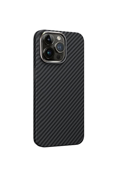 REDz Accessories Carcasă Kevlar compatibilă cu iPhone 15 Pro, Aramid, Aspect ...