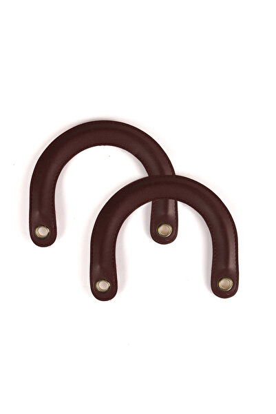 Prestij Boncuk Prirodna koža Crvena ručka boje klaret Torba par ručki sa svet...