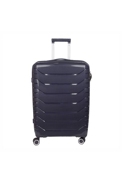 Naimeed Company Cărucior de călătorie mare XL, Naimeed D5968, 4 roți duble detașabile la 360 de grade, PP, violet, 51x29.5x70cm