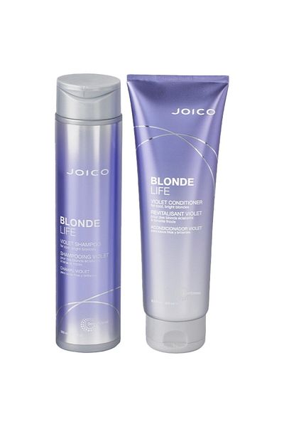 JOICO Pachet Joico pentru mentinerea blondului rece: Sampon Blonde Life Violet