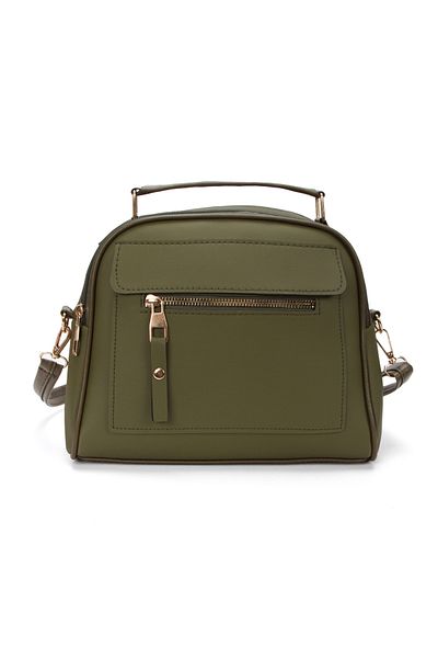Adelina Bags Women's Three Compartment Cross Strap Hand and Shoulder Bag