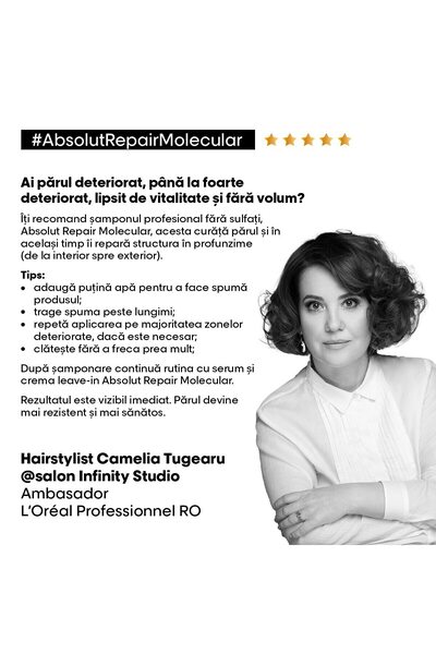 L'Oreal Paris Sampon pentru par deteriorat LOreal Professionnel Serie Expert Absolut Repair Molecular
