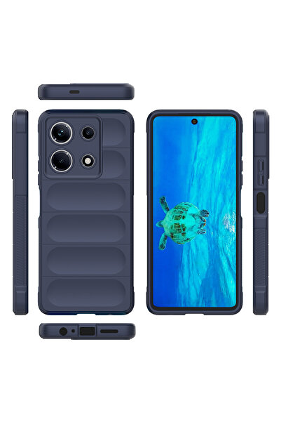 halkhouse İnfinix Note 30 4G Kılıf Kamera Korumalı İçi Kadife Esnek Etnik Renkli Yumuşak Silikon Kapak