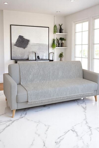 MixCotton Home Stylish Design Sofa Cover Linen/Cotton 220X170 cm
