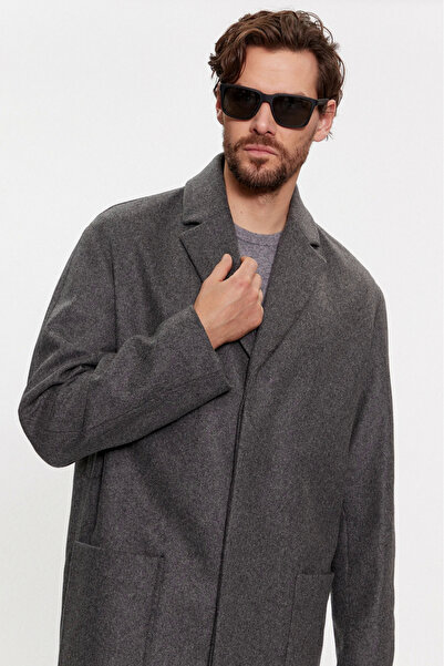 Calvin Klein Palton de lana CK K10K111745 Gri M INTL