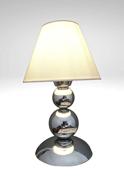 Fer Avize Nesrin Table Lamp Modern Design Wired Lampshade Night Light with Fabric Hat