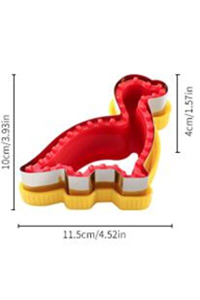 choice2 مجموعة تقطيع وإغلاق الساندويتشات على شكل ديناصور وشكل هندسي، مصنوعة م...