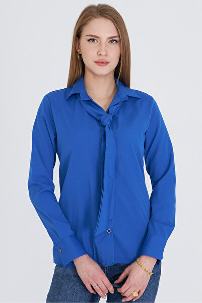 armonika Dámská košile Saks Tie Detailed ARM-25Y001030