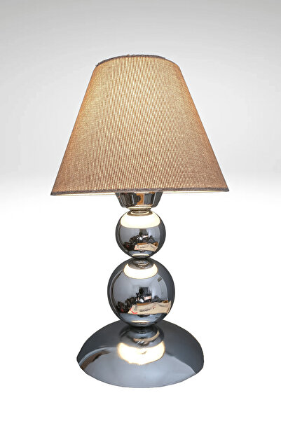 Fer Avize Nesrin Table Lamp Modern Design Wired Lampshade Night Light with Fabric Hat