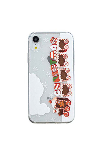 REDz Accessories Carcasă din silicon compatibilă cu iPhone XR modelul Gingerb...