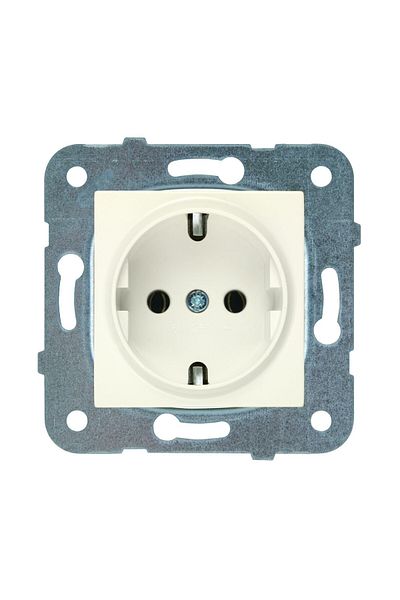 Ledarmy Karen White Grounded Electrical Socket Safe Connection Socket