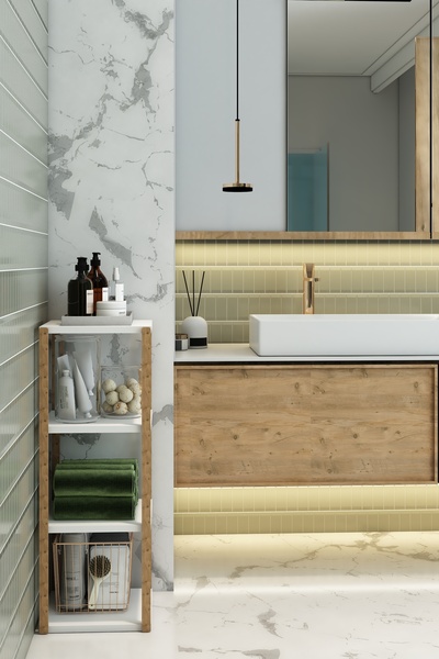 Jest Dekor Konsept ADEN 4 RAFLI BANYO RAFI BEYAZ