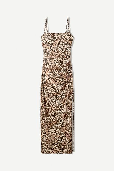 Bershka Strappy midi dress