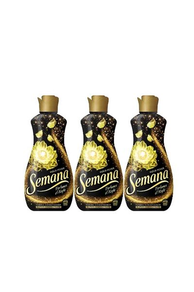 Semana Set 3 X Perfumes Of Night Gold Fever Laundry Detergent 1.65l 66 Washes