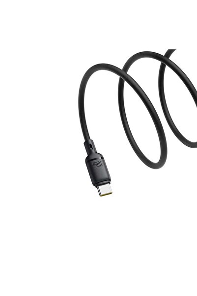 Baseus Silky Series USB to Type-C 100W Hızlı Şarj Kablosu 2m - Siyah