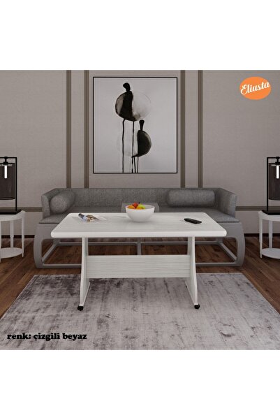Eliusta Tekerlekli Mdf Masa Mutfak Masası Orta Sehpa