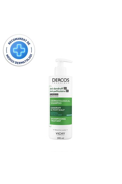 Vichy Sampon anti-matreata Vichy Dercos pentru par normal/gras