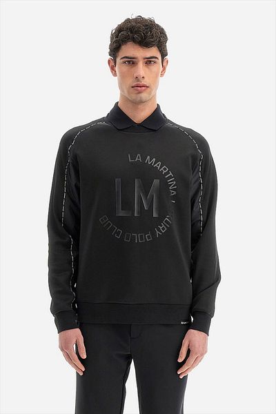 La Martina Bluza sport barbati La Martina WMF314 Negru 2XL INTL