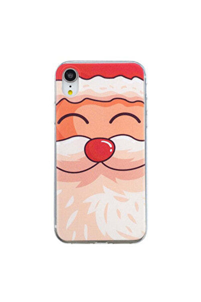 REDz Accessories Carcasă din silicon compatibilă cu iPhone XR model Moș Crăci...