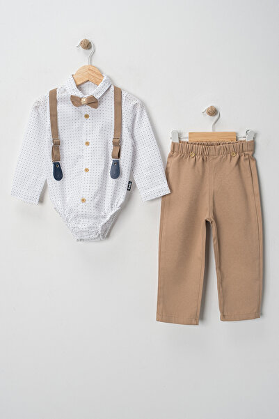 Baby Boy & Kids Bodysuit Shirt Dungaree Suit Holiday Holder