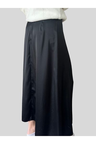Damla Fustă neagră din Satin