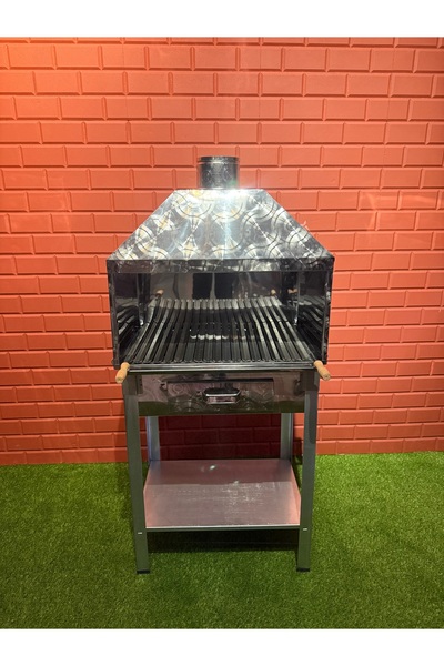 doğu DOĞU 60X40 DAVLUMBAZLI KROM GÖVDE 2MM IZGARALI MANGAL