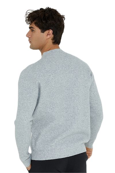 Calvin Klein Jeans Pulover CKJ Comfort fit cu adaos de lana Gri XL INTL